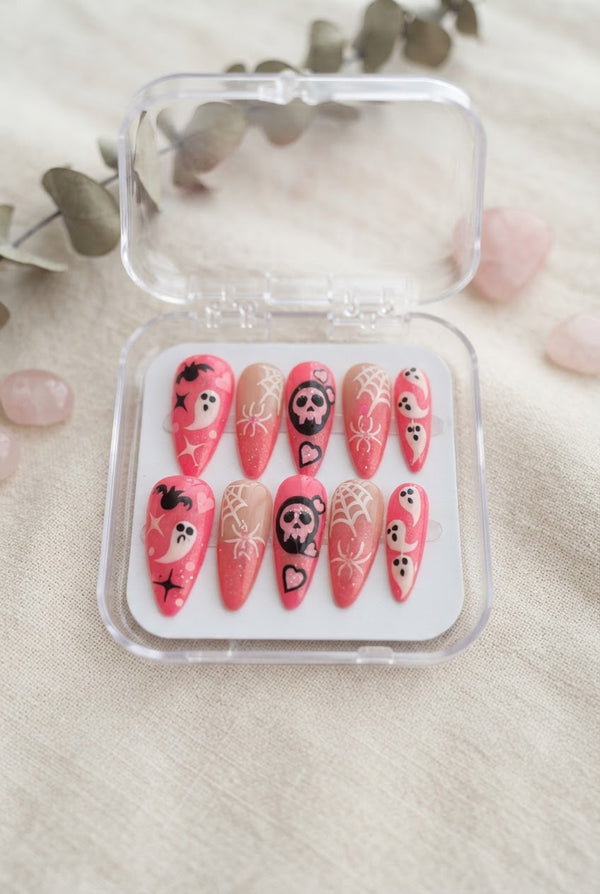 Halloween inspired medium Stilleto press ons